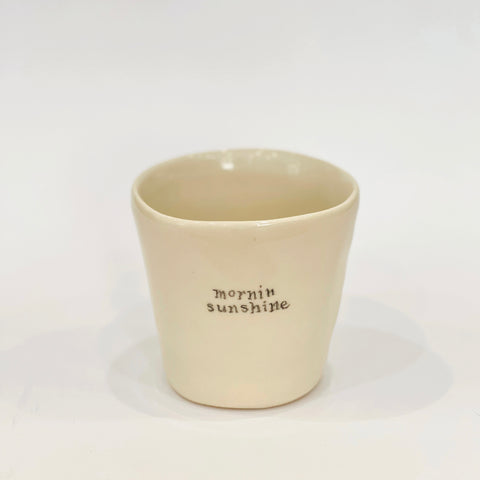 Mornin Sunshine Handmade Latte Mug