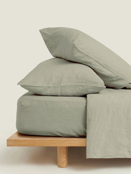 Linen Pillowcase Set of 2 in Sage