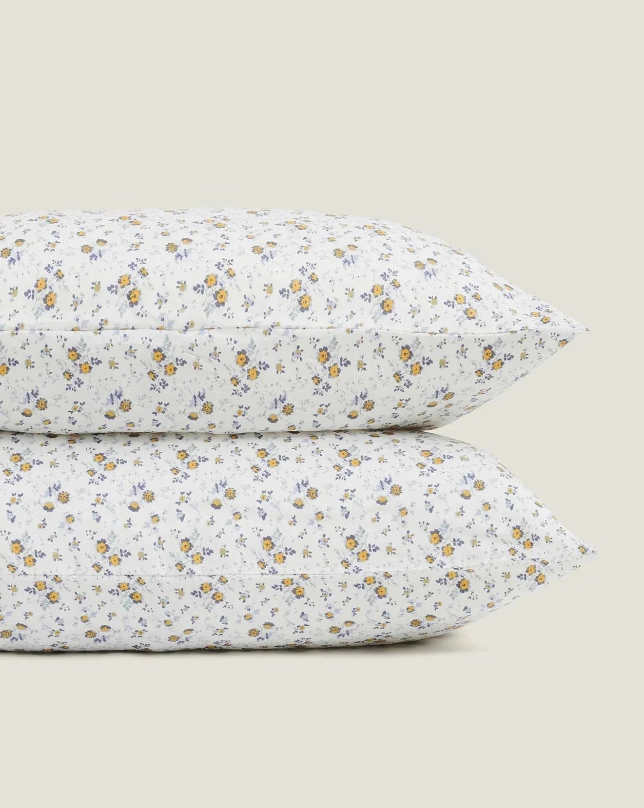 Linen Pillowcase Set of 2 in Summer Floral