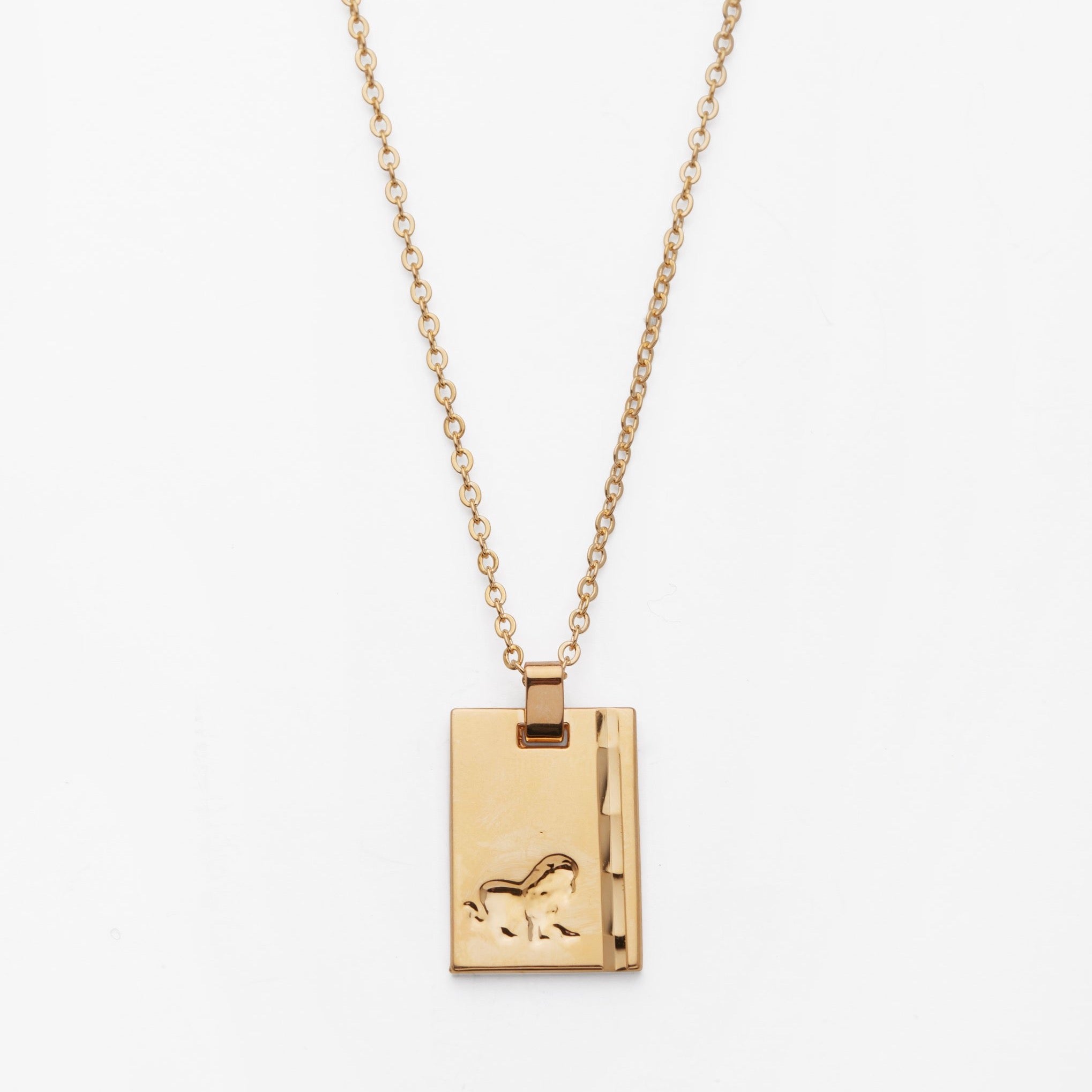 Leo Gold Star Sign Necklace