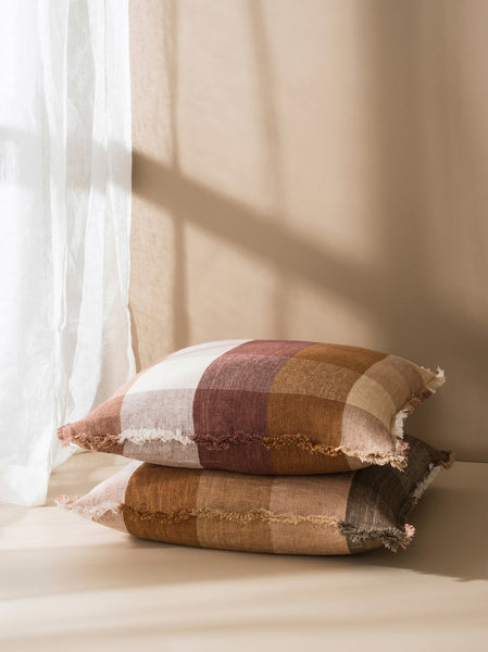 Casa Linen Cushion Rose/Multi