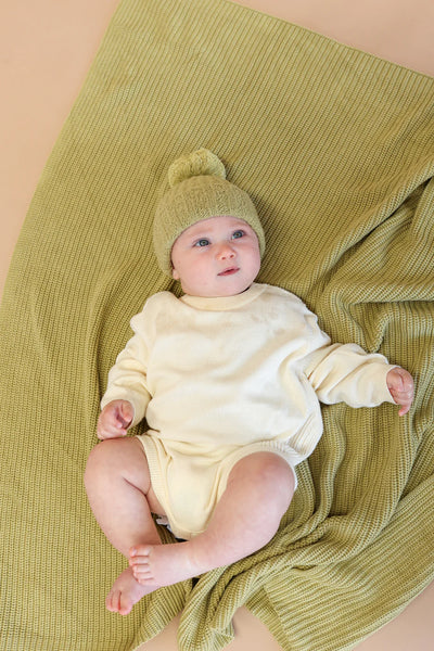 Organic Essential Baby Blanket Sage