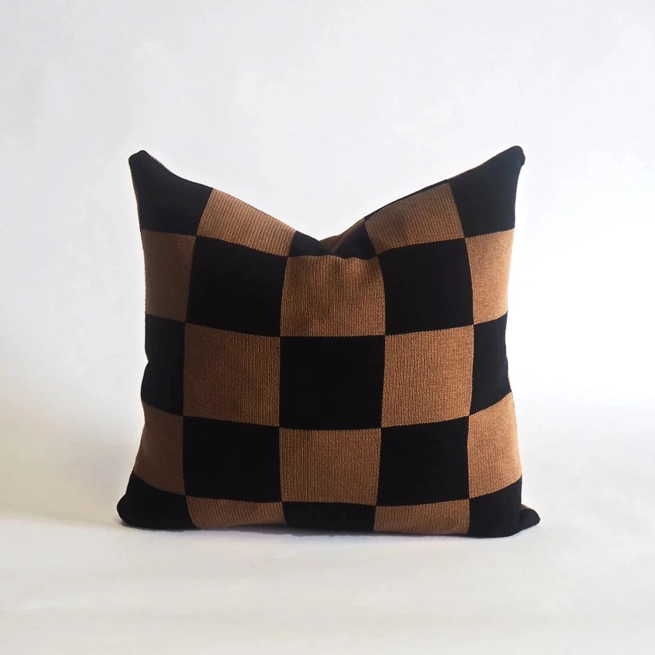 Emmett Black & Chocolate Brown Cushion