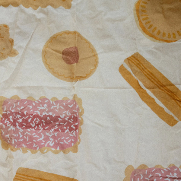 Bickie Break Organic Washed Cotton Cot Sheet