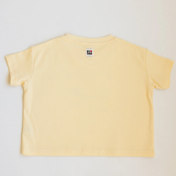 Butter Boxy Tee - Butter Yellow
