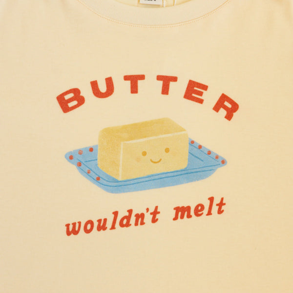 Butter Boxy Tee - Butter Yellow