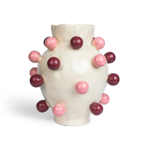 Bubble Vase Pink & Burgundy