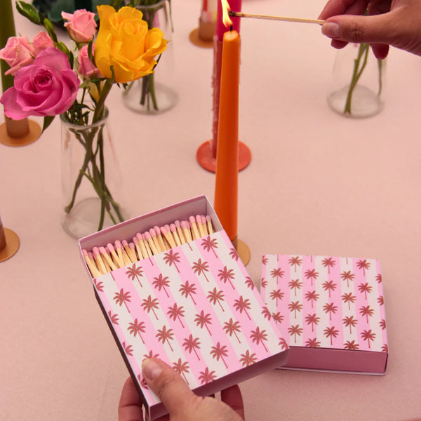 Palm Tree Stripe Matches