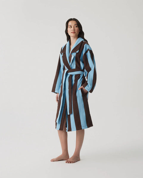 Robe Iced Chocolate Stripes