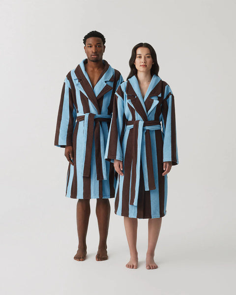 Robe Iced Chocolate Stripes