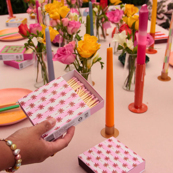 Palm Tree Stripe Matches