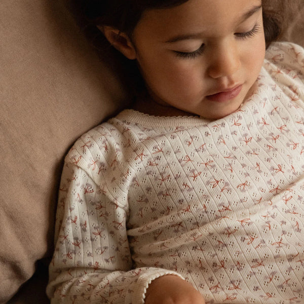 Dandelion Print Long Sleeve Pyjama Set
