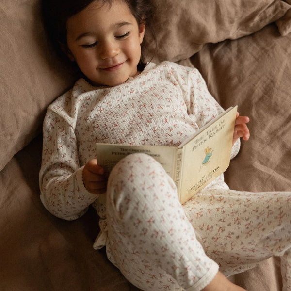 Dandelion Print Long Sleeve Pyjama Set