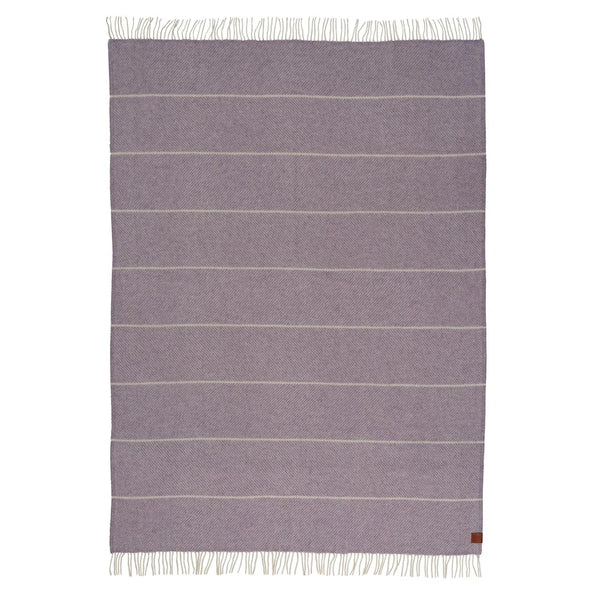 Frank Wool Blanket Salmon Purple