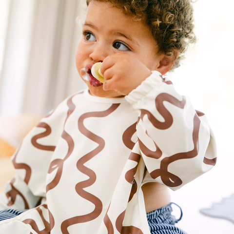 Smock Bib Mocha