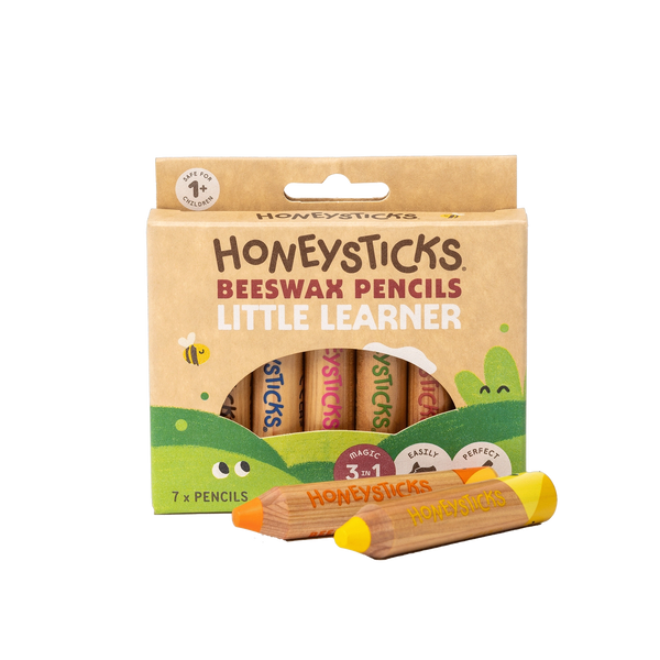 Coloured Beeswax Pencils - Little Learner 7 pack