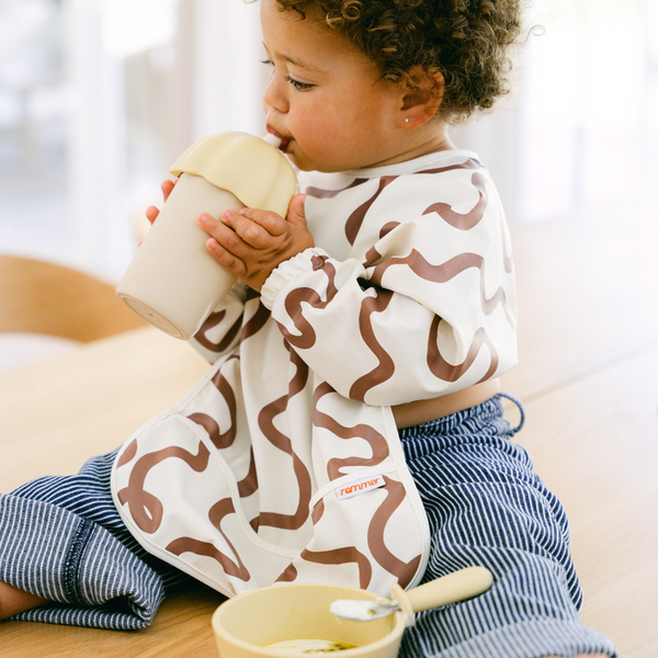 Smock Bib Mocha