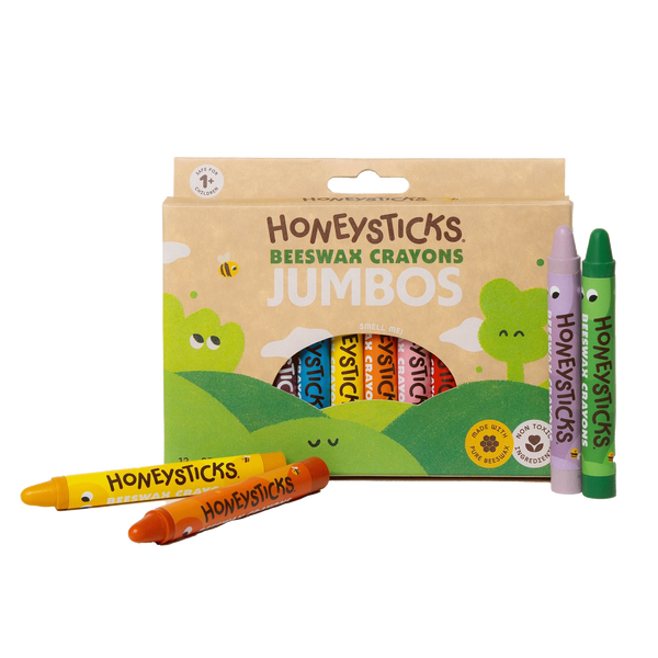 Beeswax Crayons Jumbos 12 pack