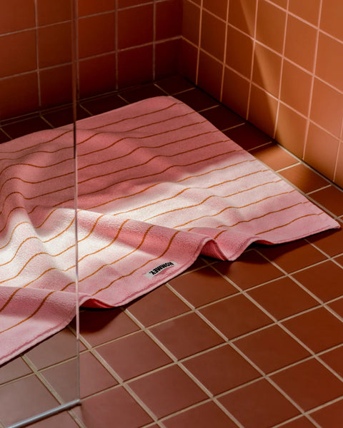 Bath Towels Fleur Pinstripe