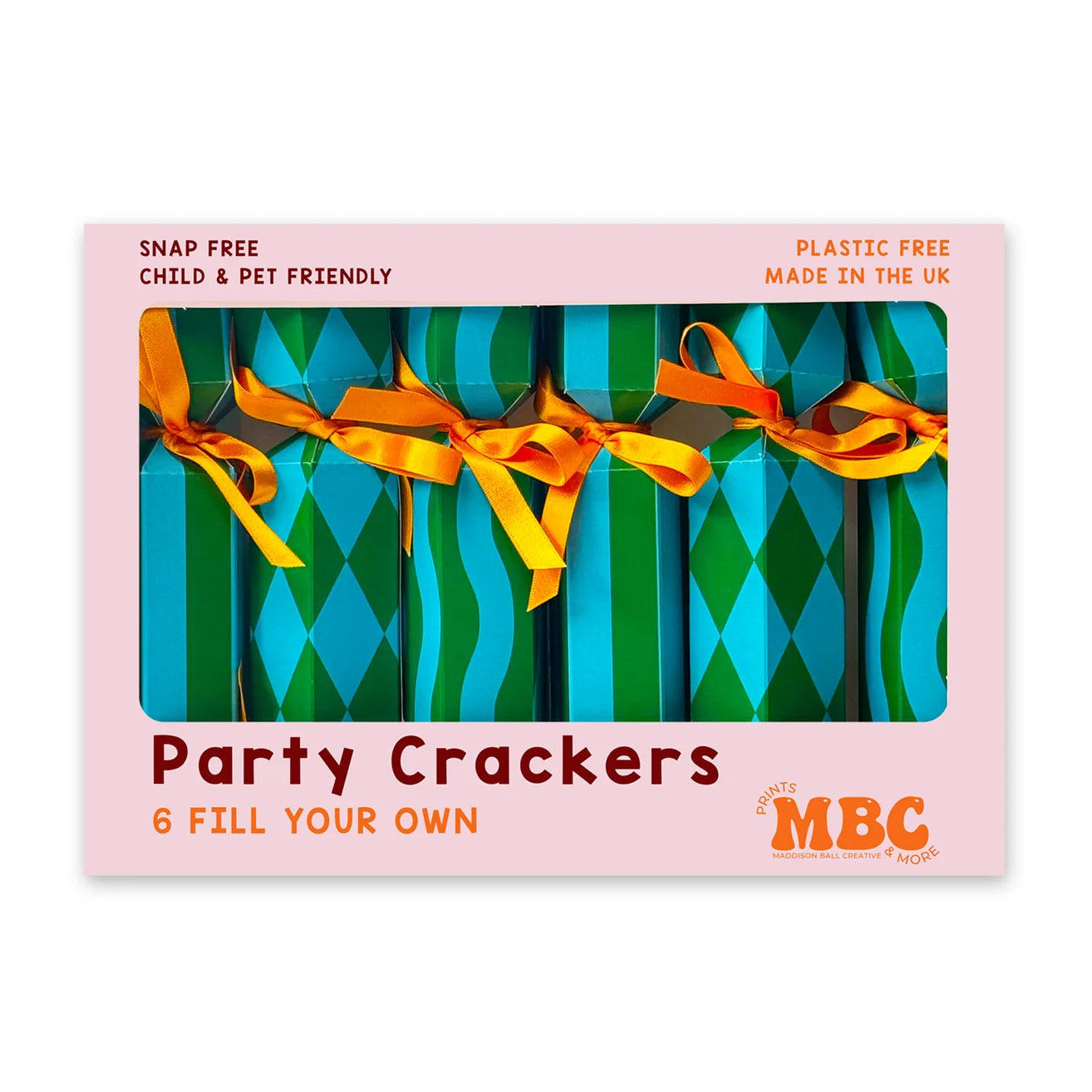 Blue & Green Christmas Crackers