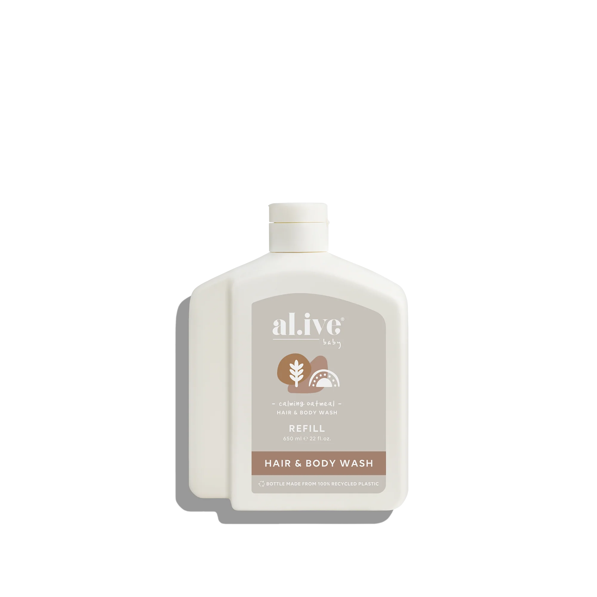 Baby Hair & Body Wash Calming Oatmeal Refill 640ml