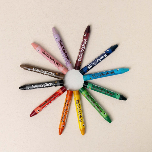 Beeswax Crayons Jumbos 12 pack