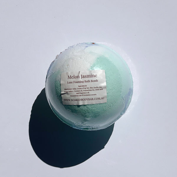 Luxe Foaming Bath Bomb Melon Jasmine