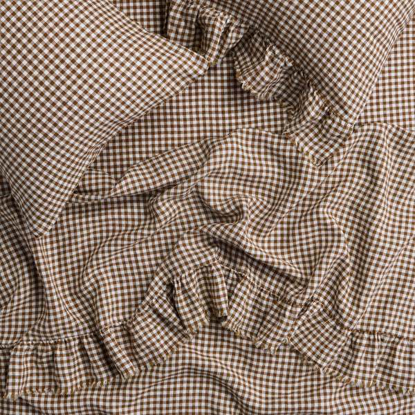 Gumnut Gingham Fitted Sheet