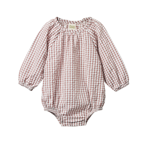 Meadow Bodysuit Gingham Twilight Check