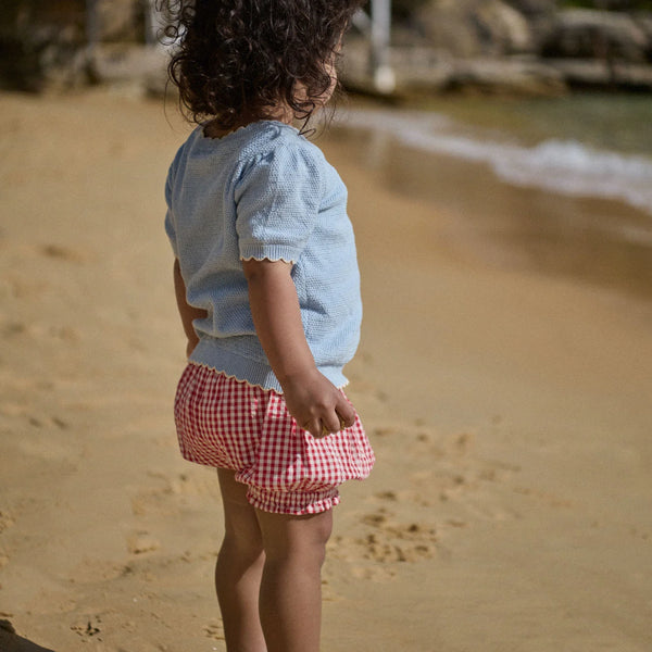 Betty Shorts Red Gingham