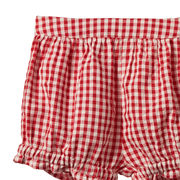 Betty Shorts Red Gingham