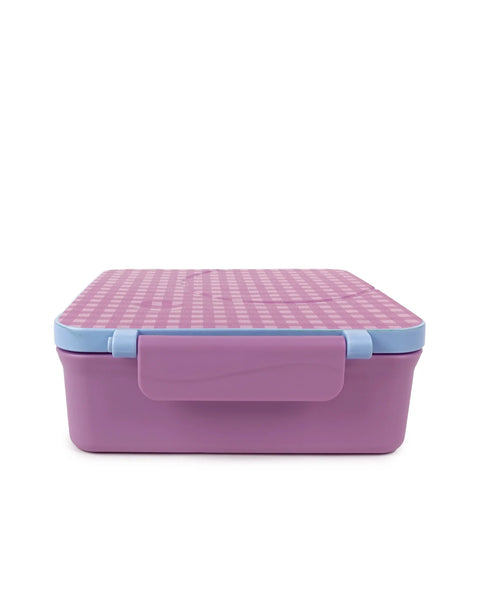 Lilac Gigham Mini Bento Box