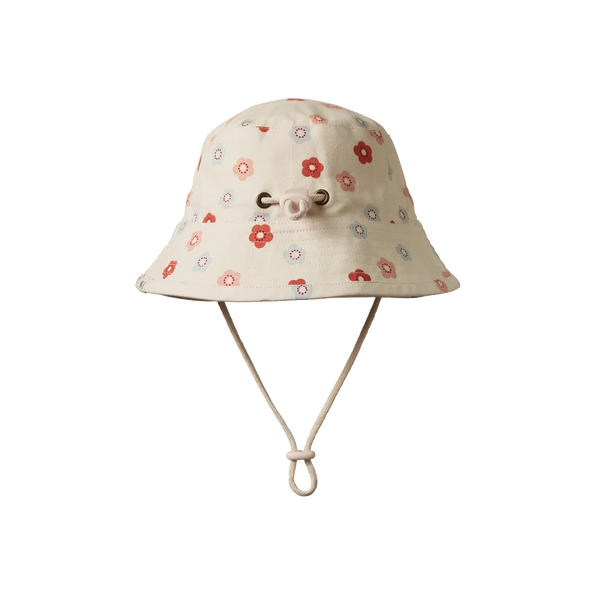 Bucket Sunhat Petite Flora Stamp