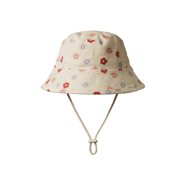 Bucket Sunhat Petite Flora Stamp
