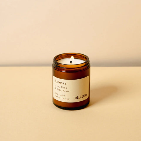Barossa in Lily, Rose & Ruby Plum Soy Candle