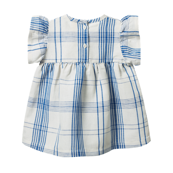 Bonnie Dress Linen Clyde Check