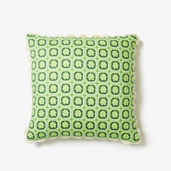 Tiny Aster Green 50x50 Cushion