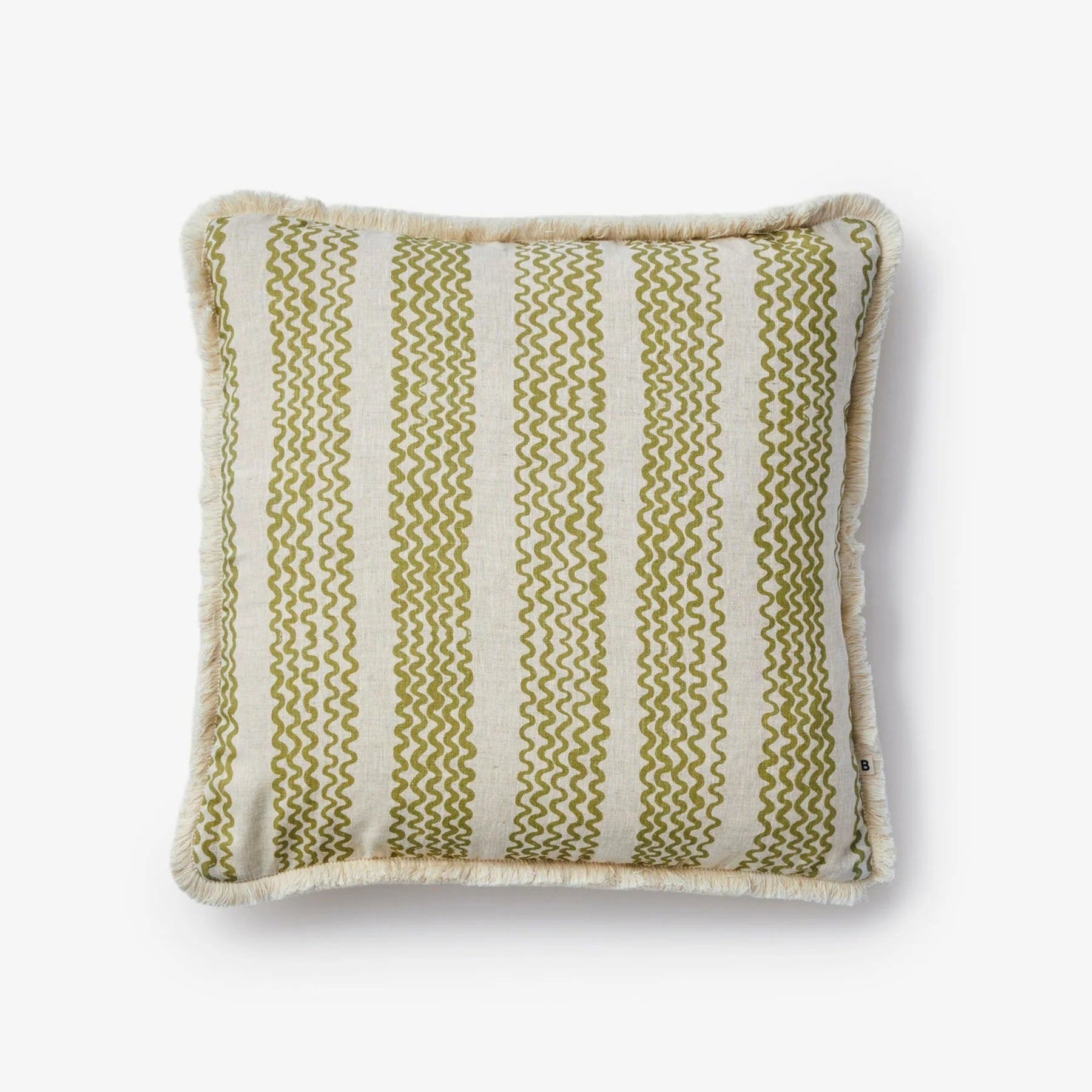 Mini Waves Cushion Olive