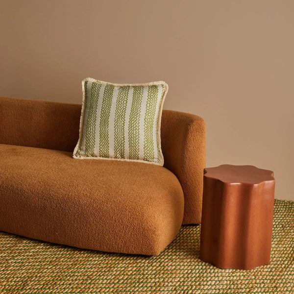 Mini Waves Cushion Olive