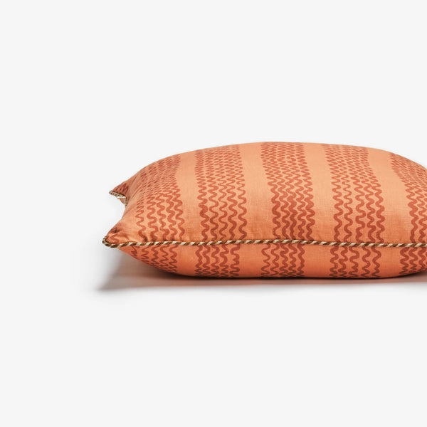 Mini Waves Cushion Terracotta