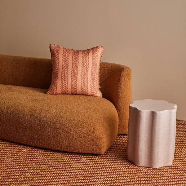 Mini Waves Cushion Terracotta