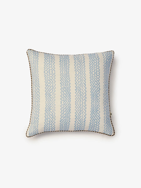 Mini Waves Soft Blue Cushion