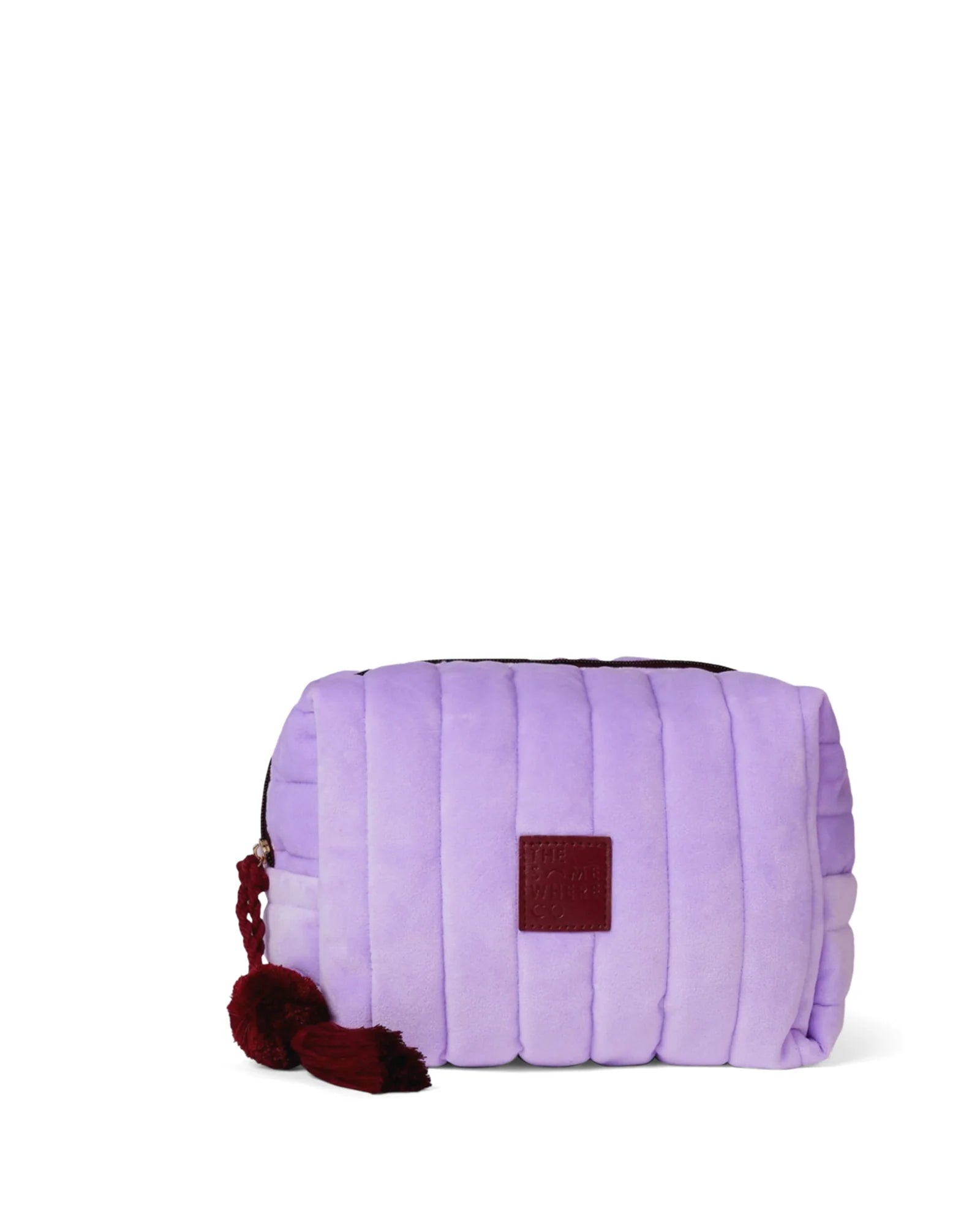 Lilac Velvet Cosmetic Case