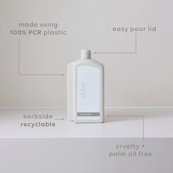 1 L Hand Wash Refill Lemon Myrtle & Honeydew
