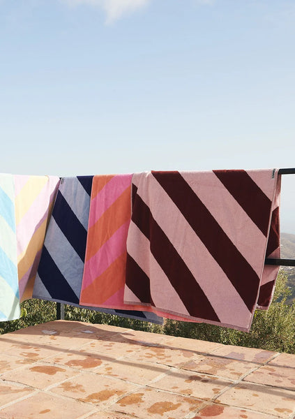 Beach Towel Rocky Road Stripe