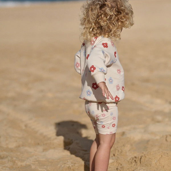 Flora Stamp Print Emerson Sweater