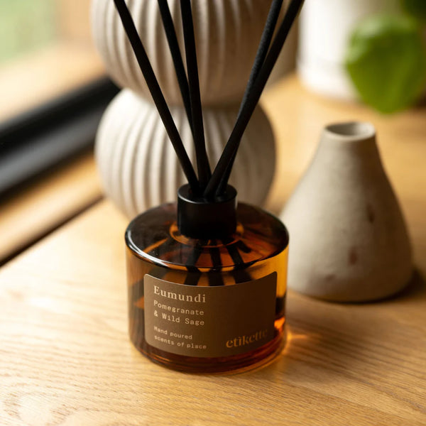 Eumundi in Pomegranate & Wild Sage Eco Reed Diffuser