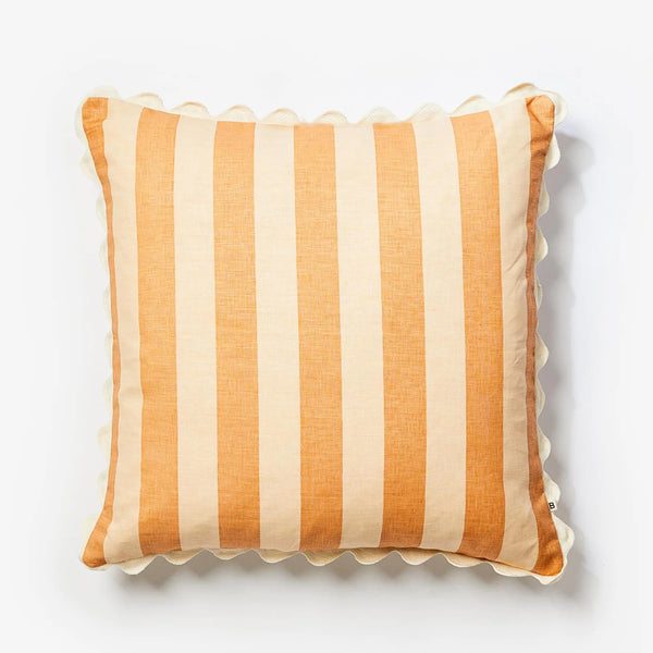 Bold Stripe Wheat 60x60 Cushion