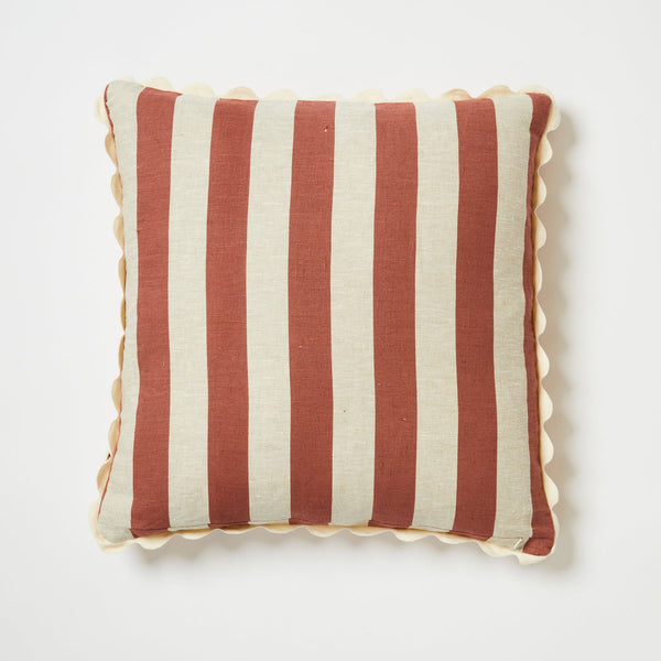 Bold Stripe Berry Pink 60x60 Cushion