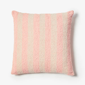 Boucle Stripe Soft Pink Cushion